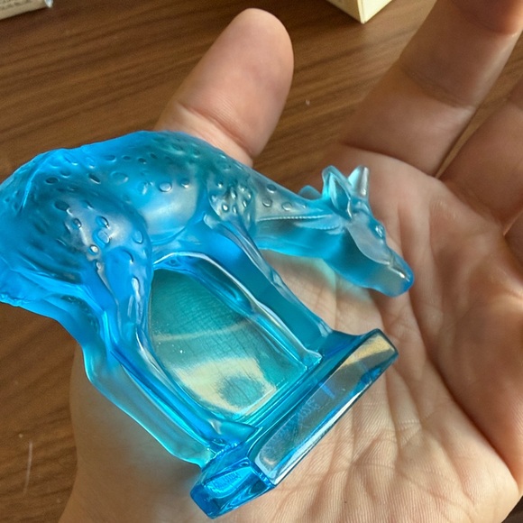 Lalique Blue Deer Figurine - Picture 6 of 6